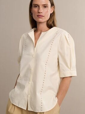 Jenni Kayne Women's Natural Harper Blouse